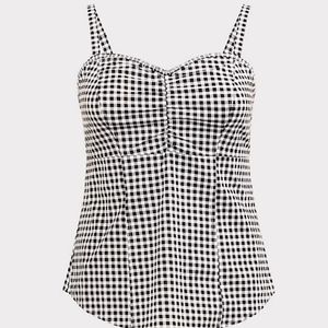 Torrid Size 5/ 5X Gingham Cami Top